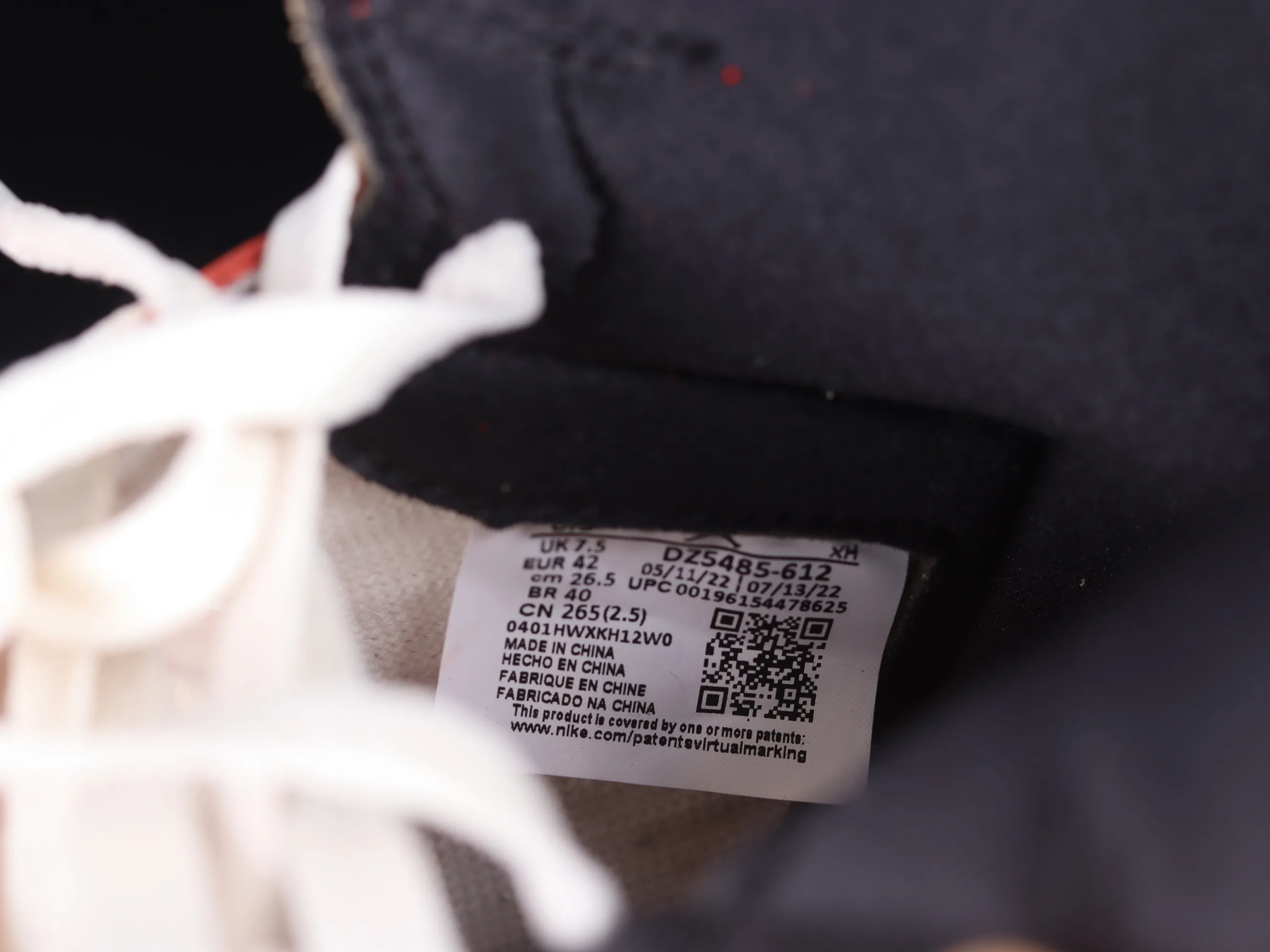 All categories Air Jordan Jordan series basketball shoes Air Jordan 1 High LW version Air Jordan 1 High OG AJ1 Joe 1 new Chicago color DZ5485-612